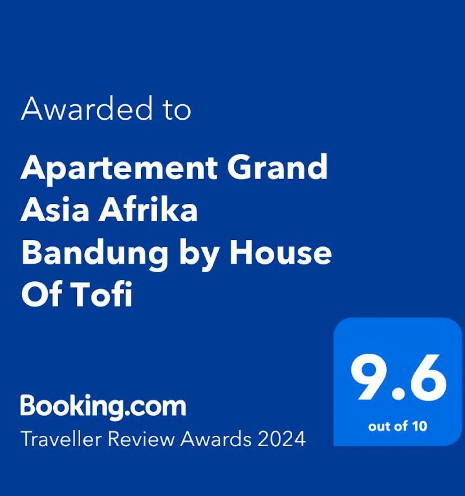 Apartement Grand Asia Afrika Bandung by House Of Tofi Bagian luar foto
